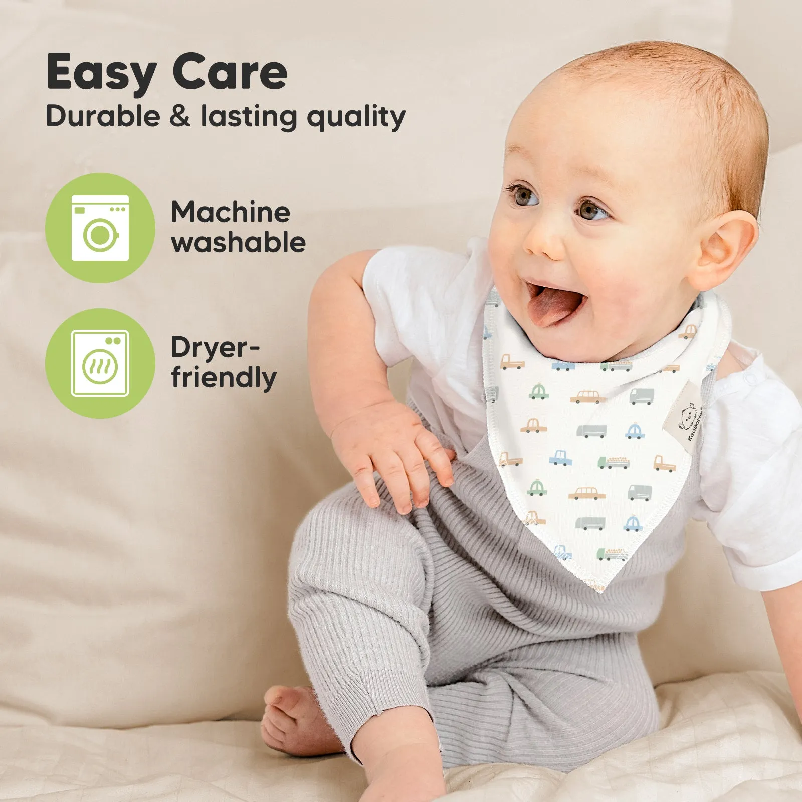 8-Pack Organic Bandana Bibs (Vessels)