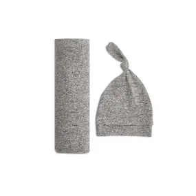 aden   anais Snuggle Knit Swaddle Gift Set - Heather Grey
