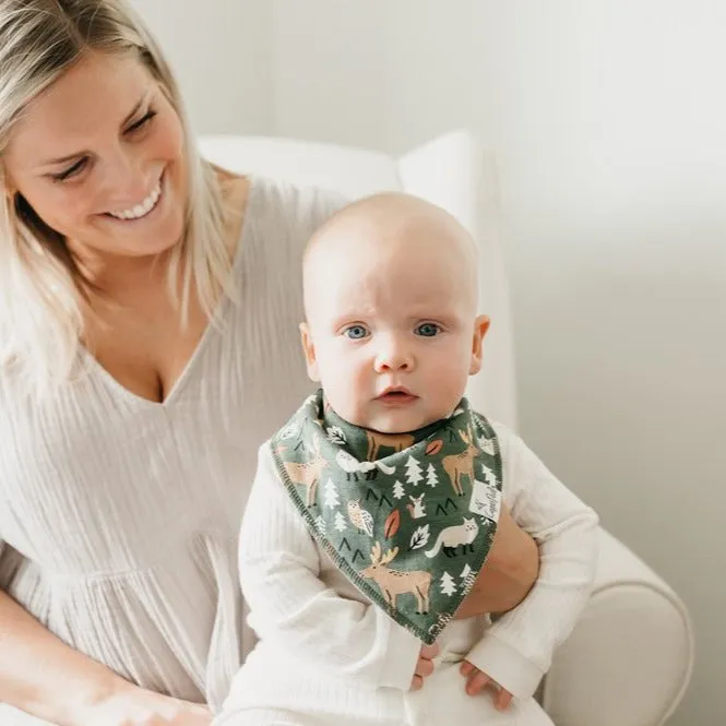 Atwood Bandana Bibs - Copper Pearl