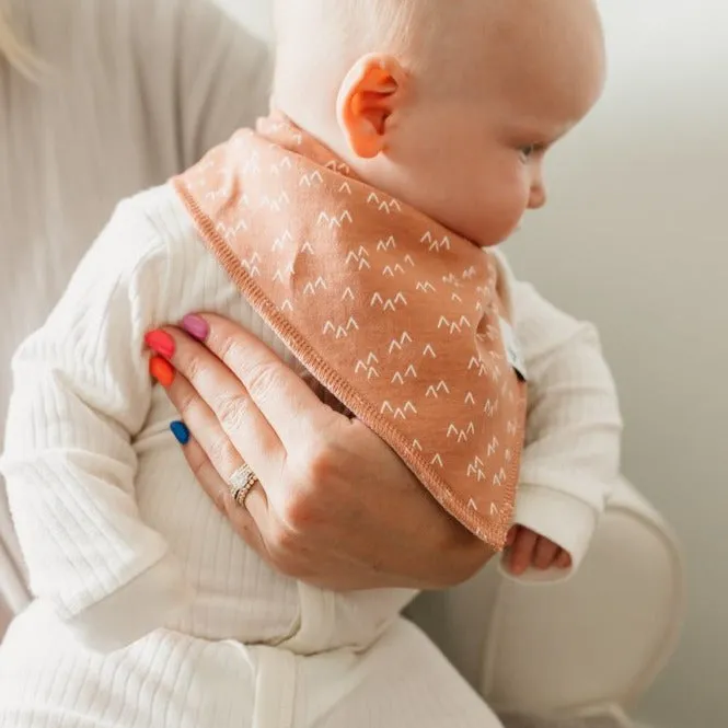 Atwood Bandana Bibs - Copper Pearl