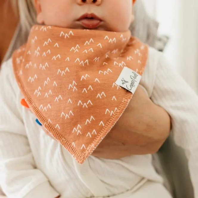 Atwood Bandana Bibs - Copper Pearl