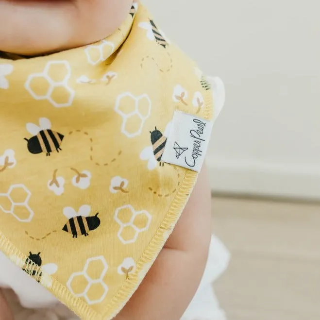 Atwood Bandana Bibs - Copper Pearl