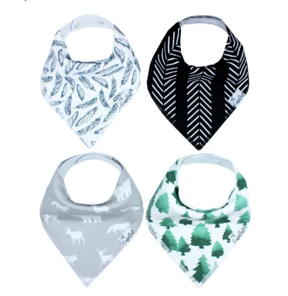 Baby Bandana Bibs- Woodland