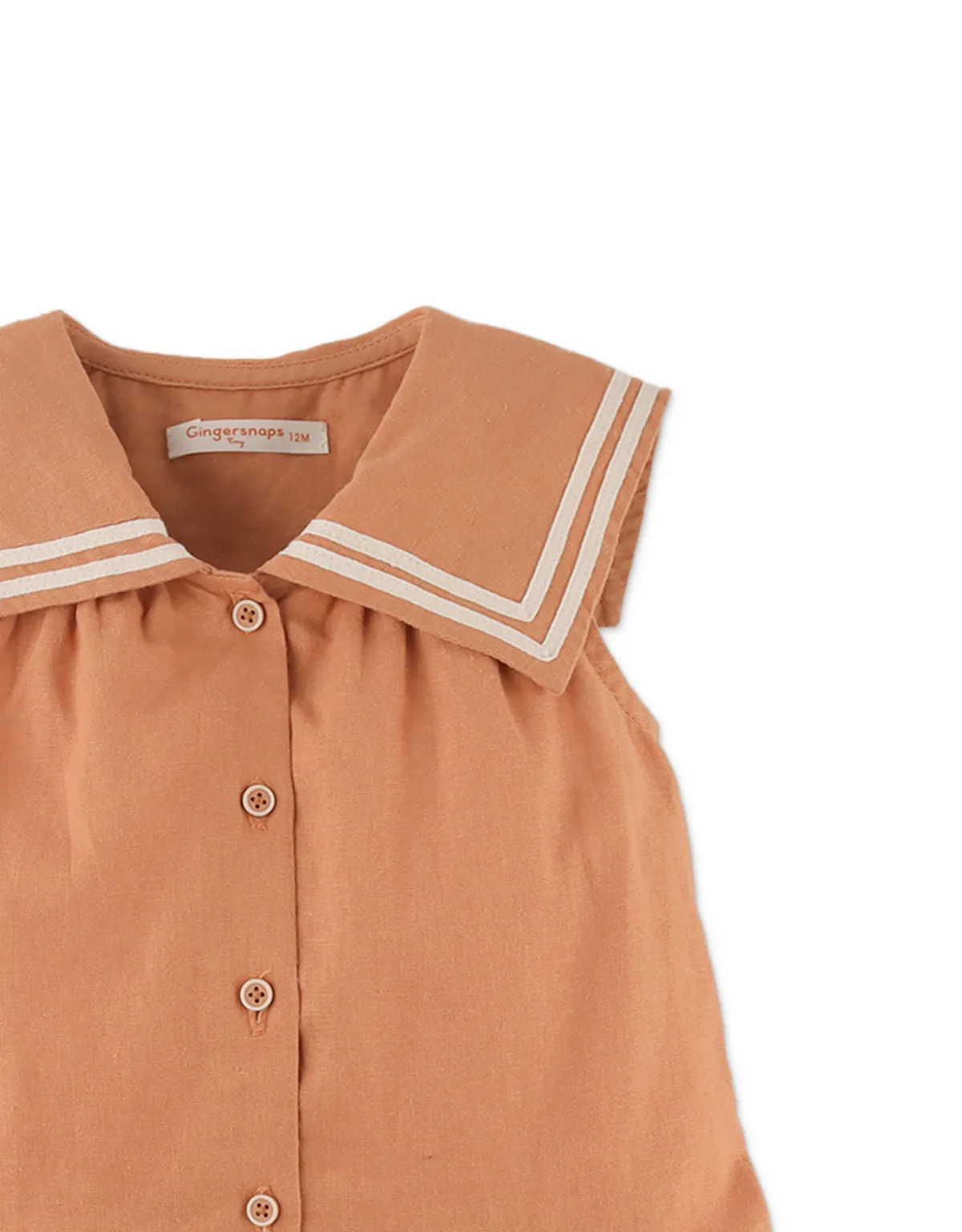 BABY GIRLS CASSIA DRESS WITH SAILOR COLLAR