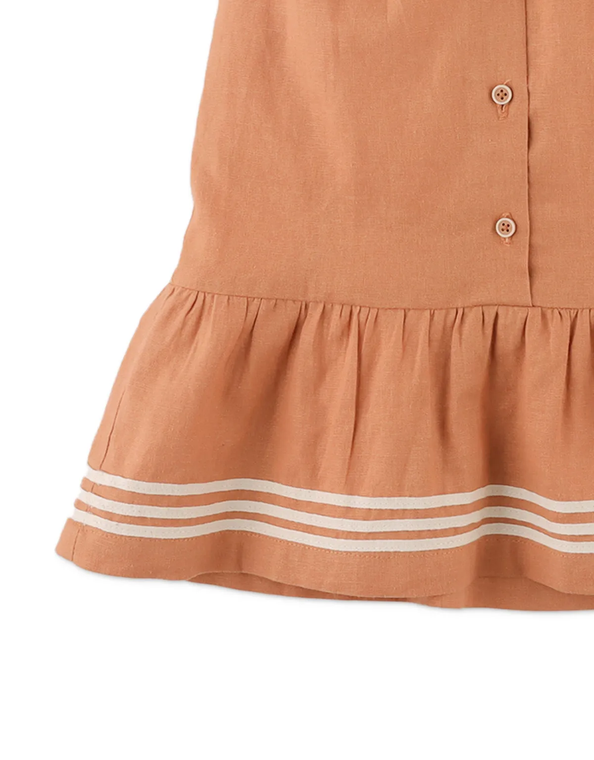 BABY GIRLS CASSIA DRESS WITH SAILOR COLLAR