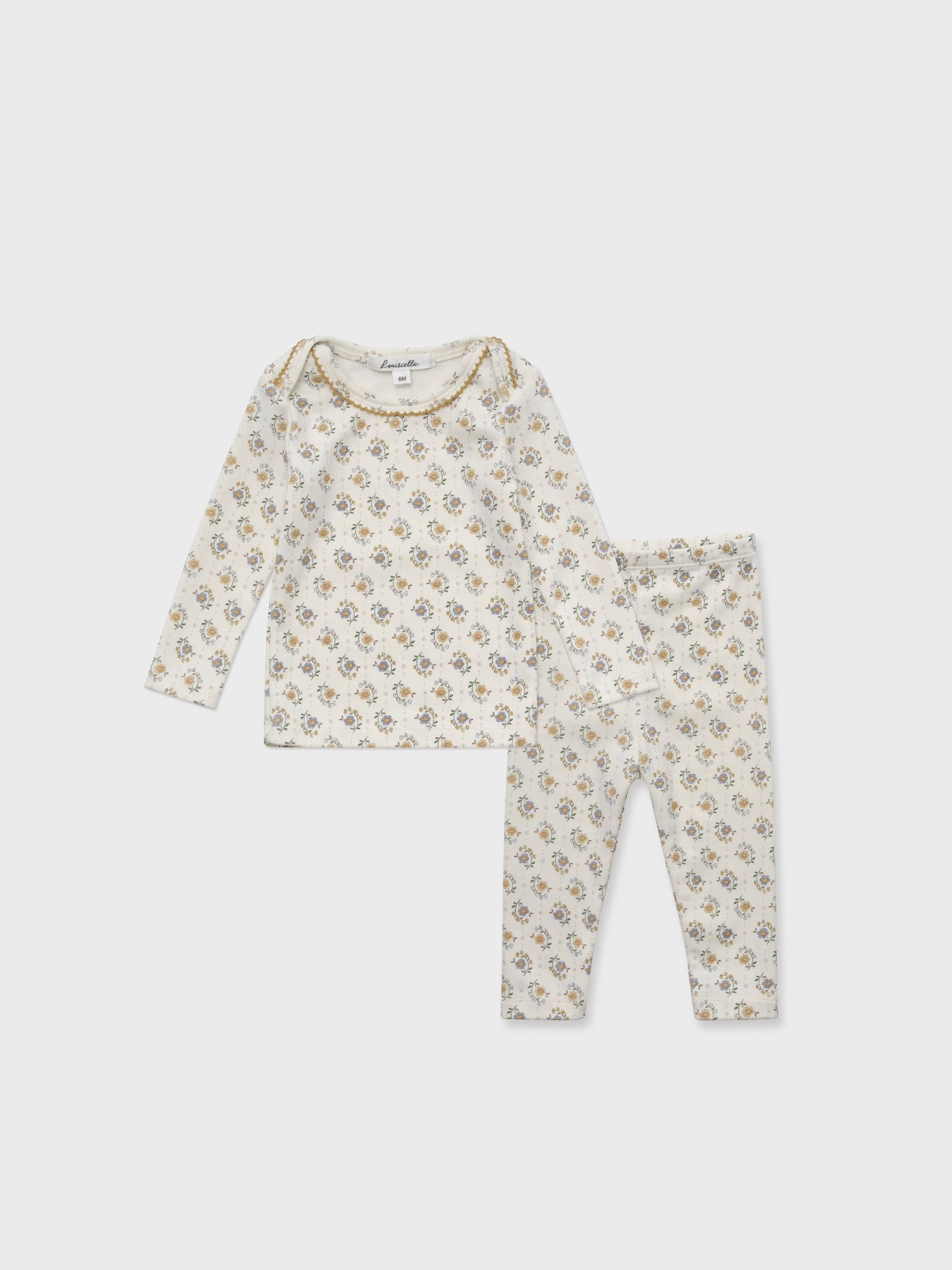 Baby Riejur PJ Set, Beige