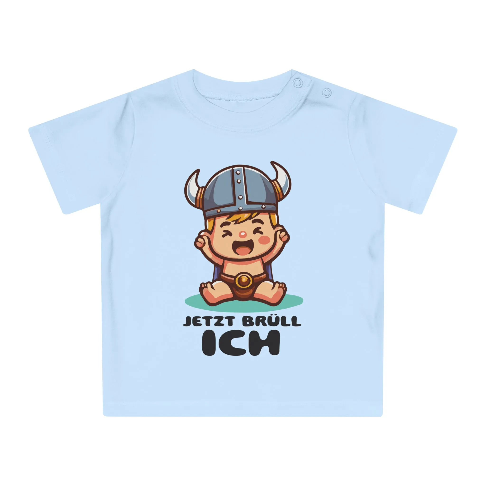 Baby T-Shirt - "Jetzt brüll ich!" - Bio-Baumwolle