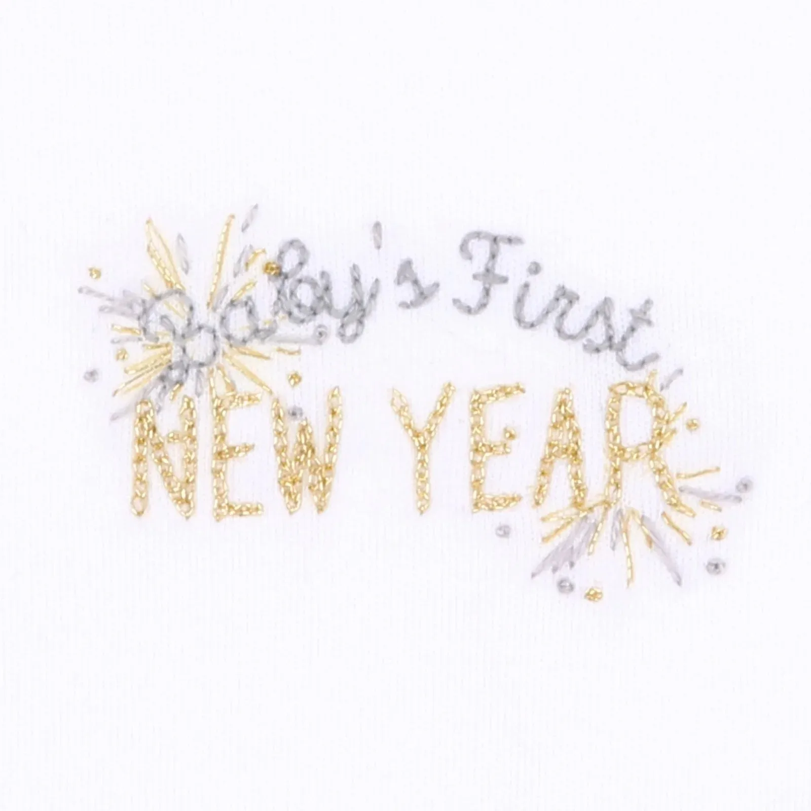Baby's First New Year Footie
