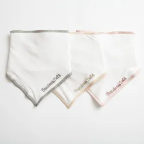 Bandeau Bebe Soft Cotton Baby Bibs with Color Stitching For Newborn