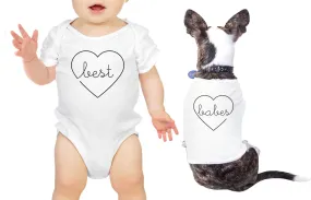 Best Babes Baby and Pet Matching White Shirts