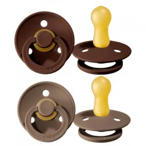 Bibs Pacifier ''Mocha and Dark Oak''