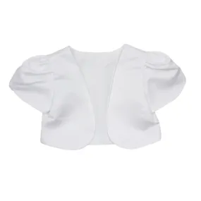 Bolero - Cap Sleeve White