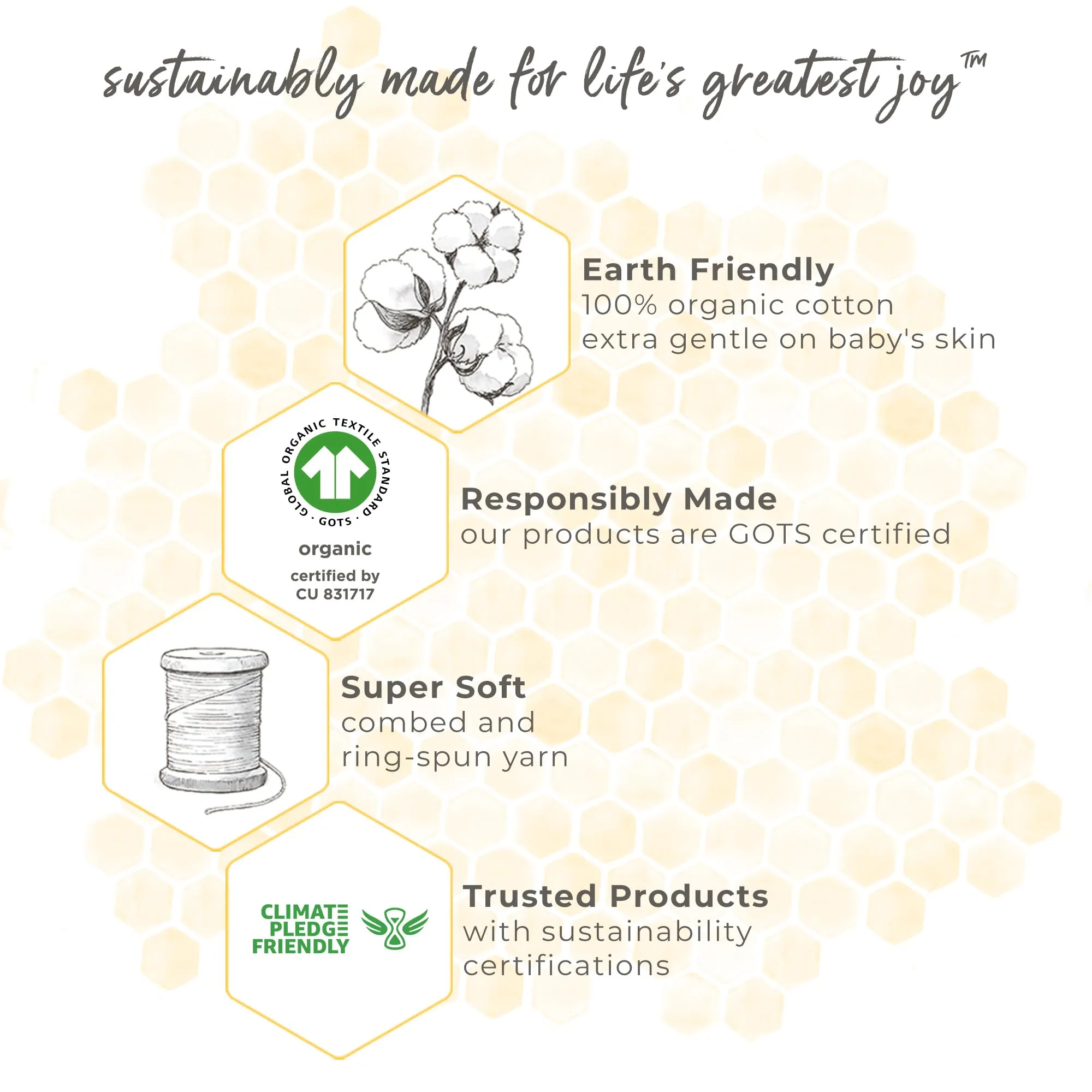 Burt's Bees Baby Organic Cotton Footed Pajamas