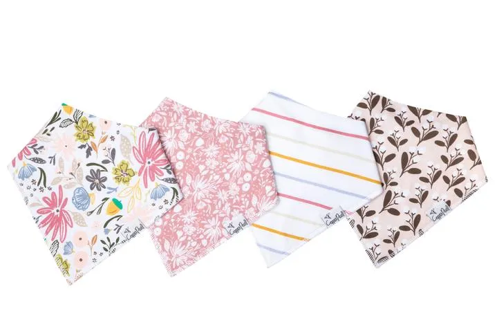 Copper Pearl - 4 Pack Bandana Bibs (More Styles)