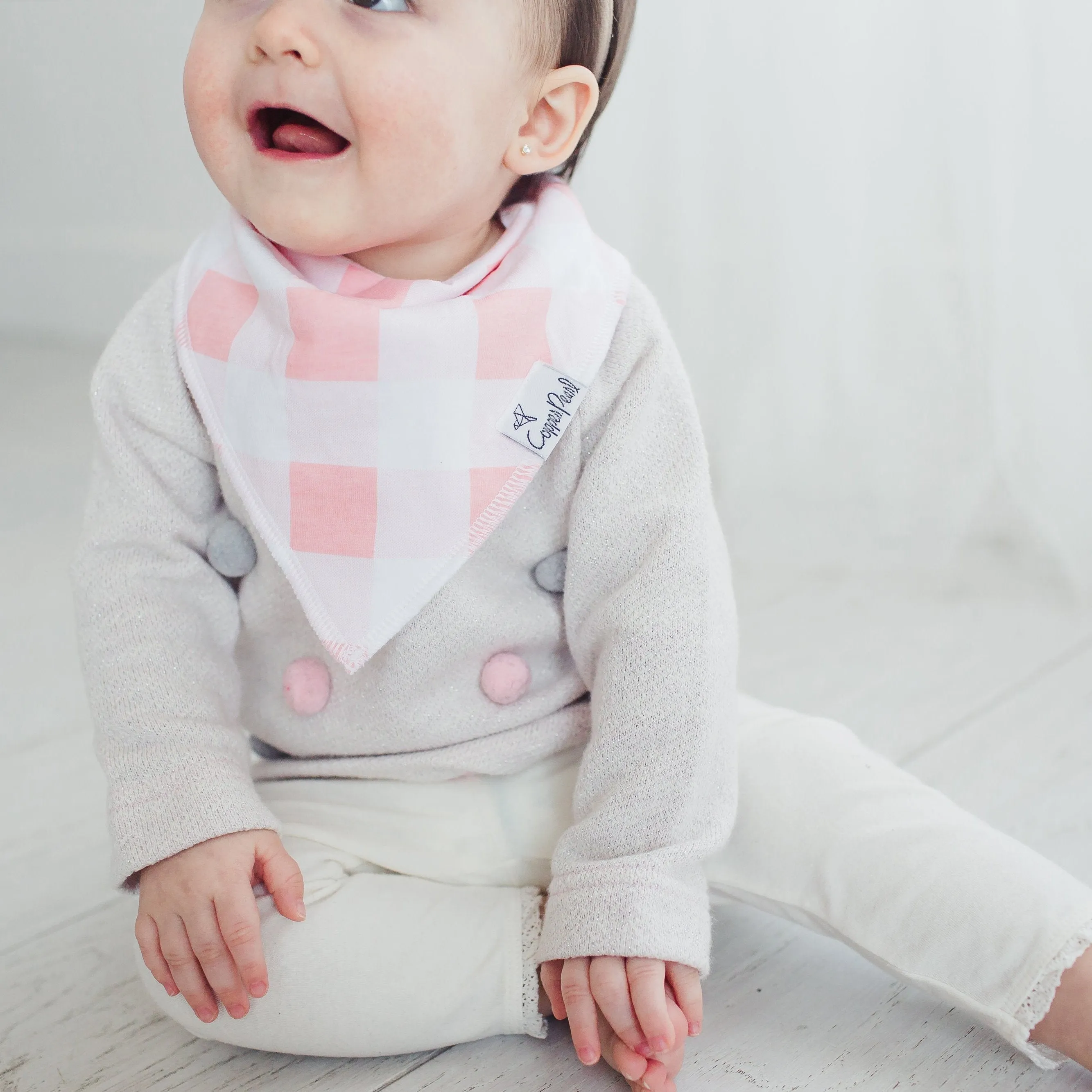 Copper Pearl Baby Bandana Bibs | June