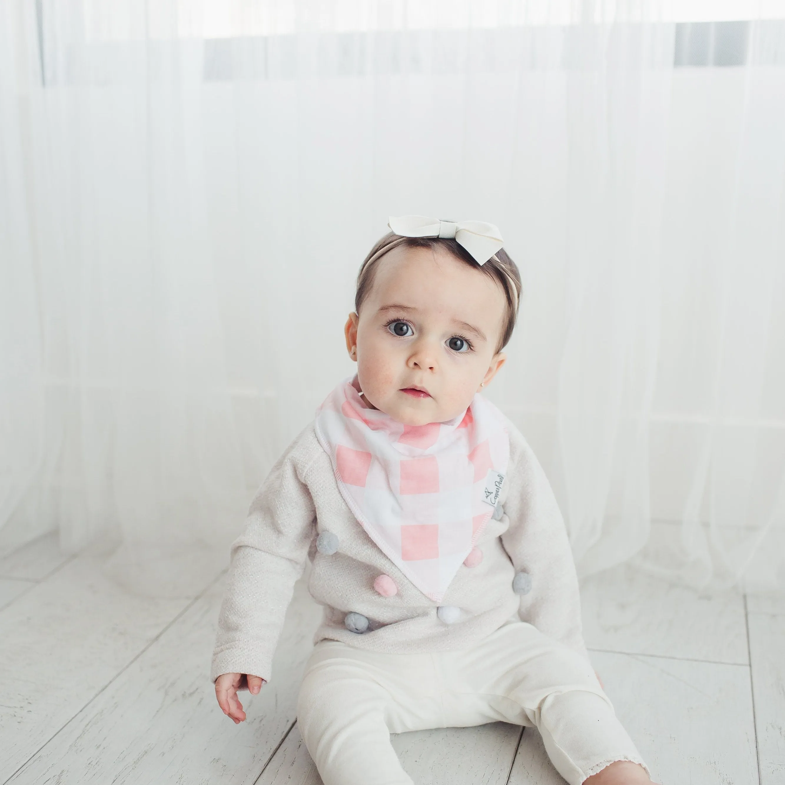 Copper Pearl Baby Bandana Bibs | June