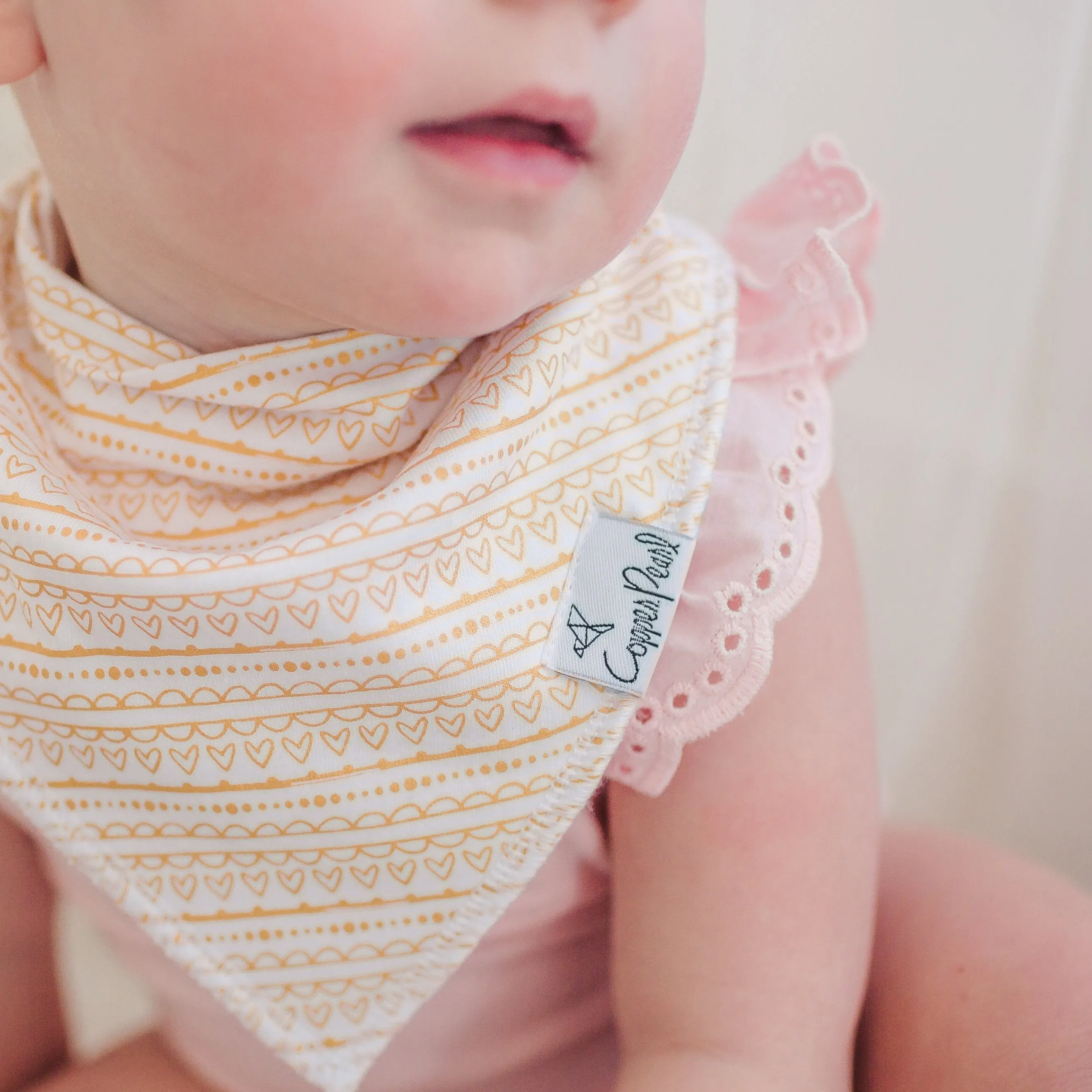 Copper Pearl Baby Bandana Bibs | June