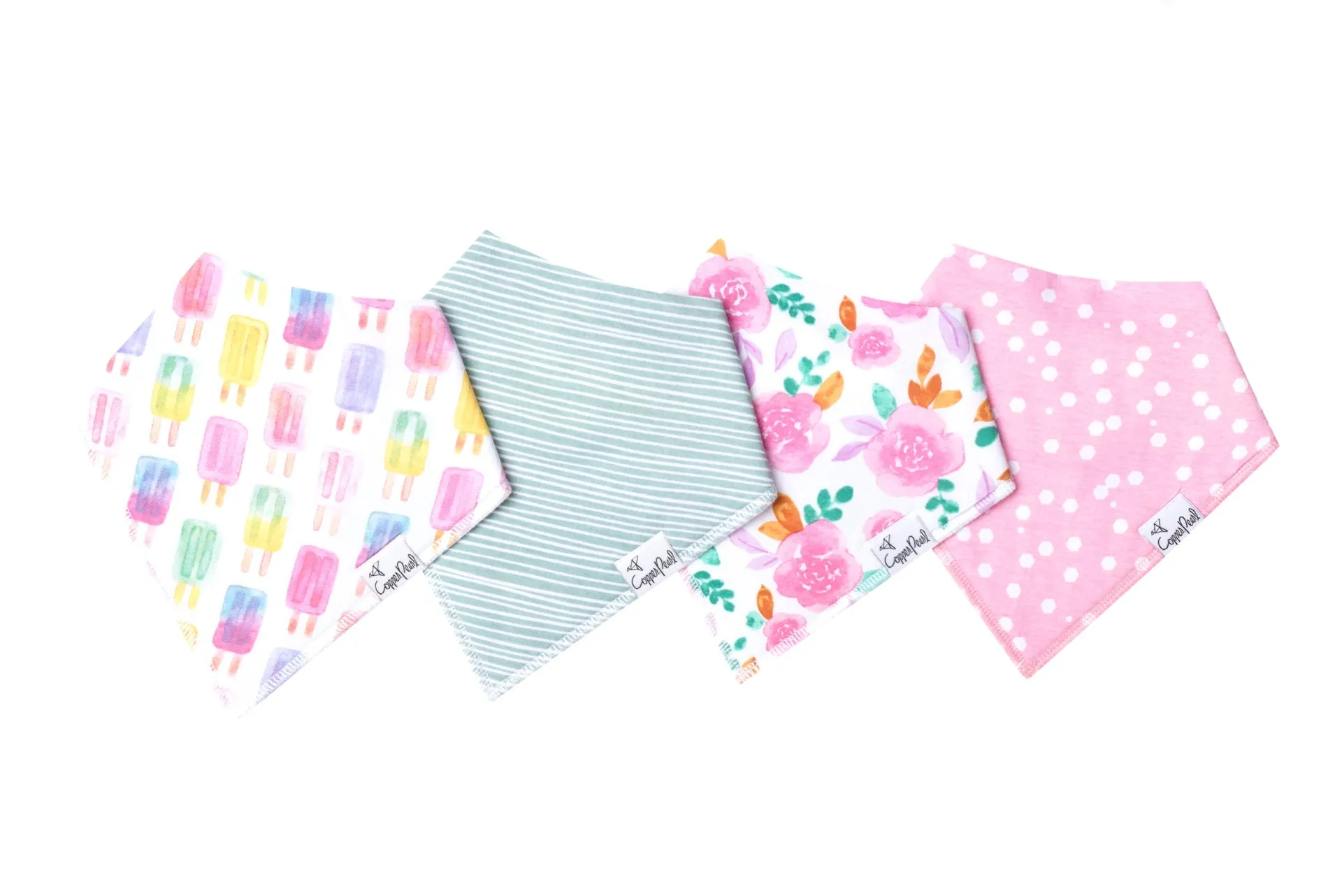 Copper Pearl Baby Bandana Bibs | Summer