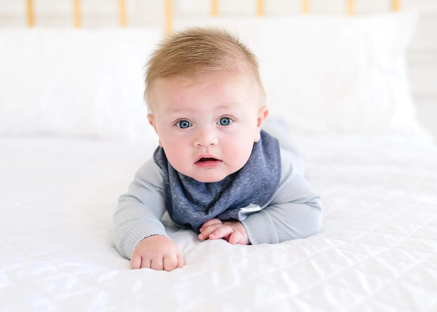 Copper Pearl Bandana Bib Set: Lennon