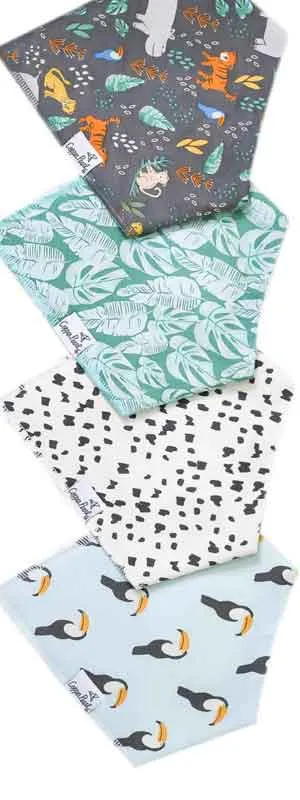 Copper Pearl Bandana Bibs for Boys