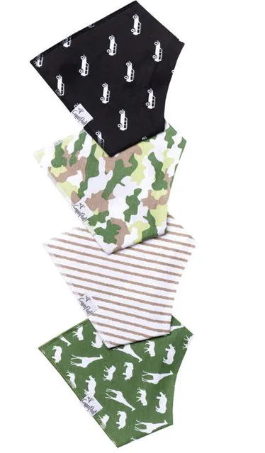 Copper Pearl Bandana Bibs for Boys