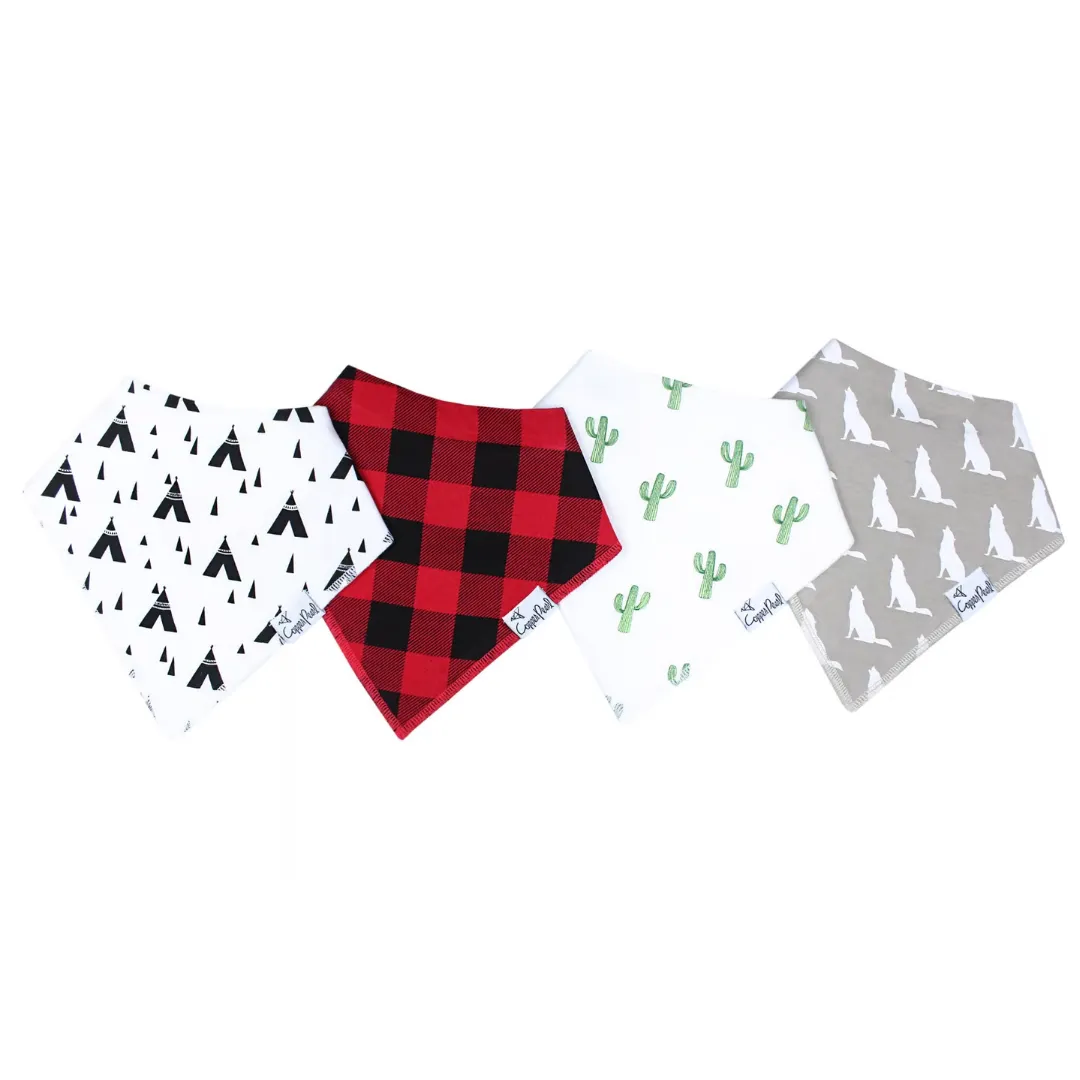 Copper Pearl Bandana Bibs / Phoenix