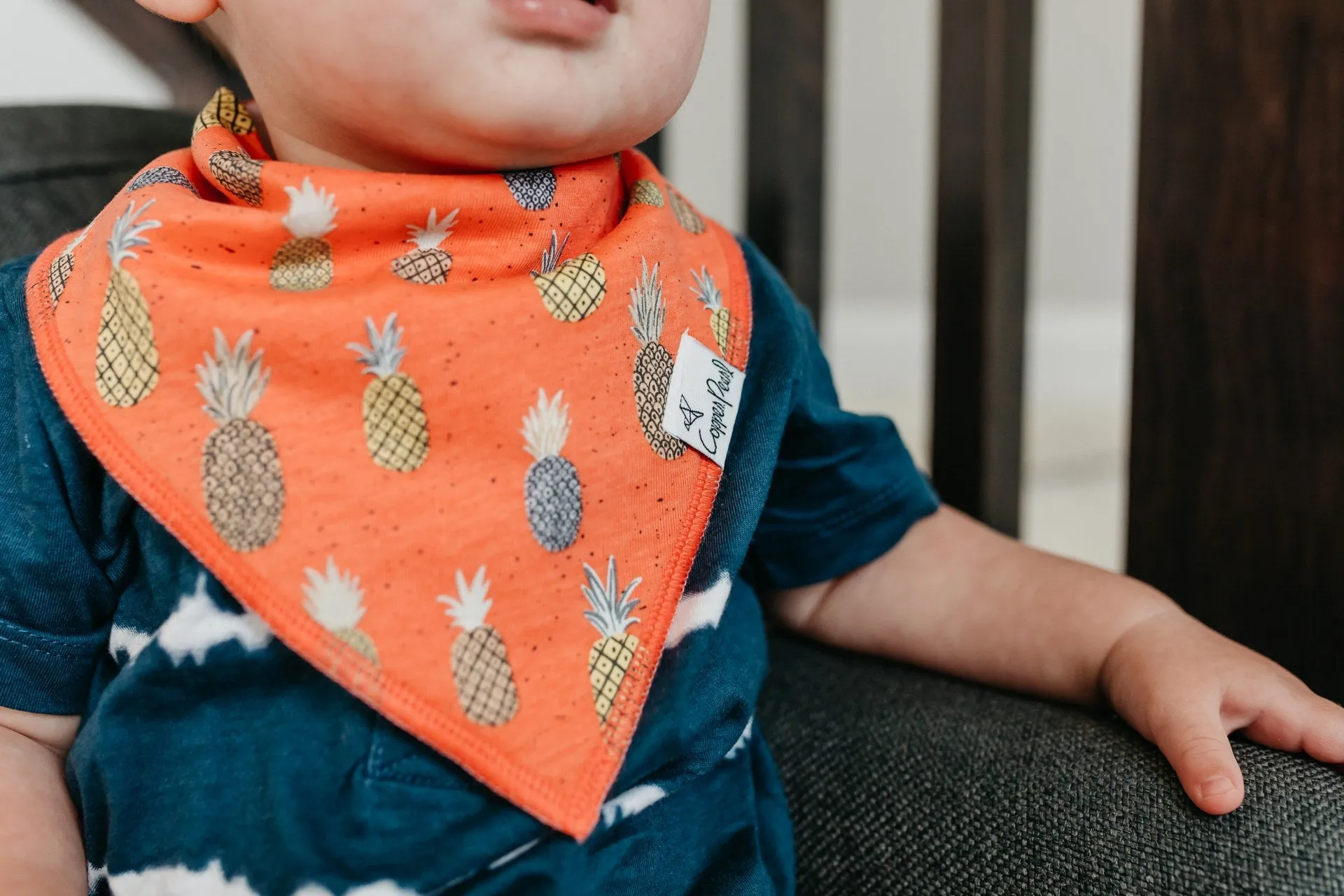 Copper Pearl Maui Bandana Bib Set