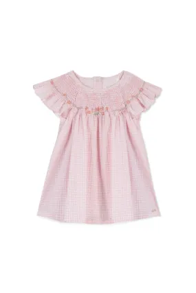 Dress - Pale pink Seersucker
