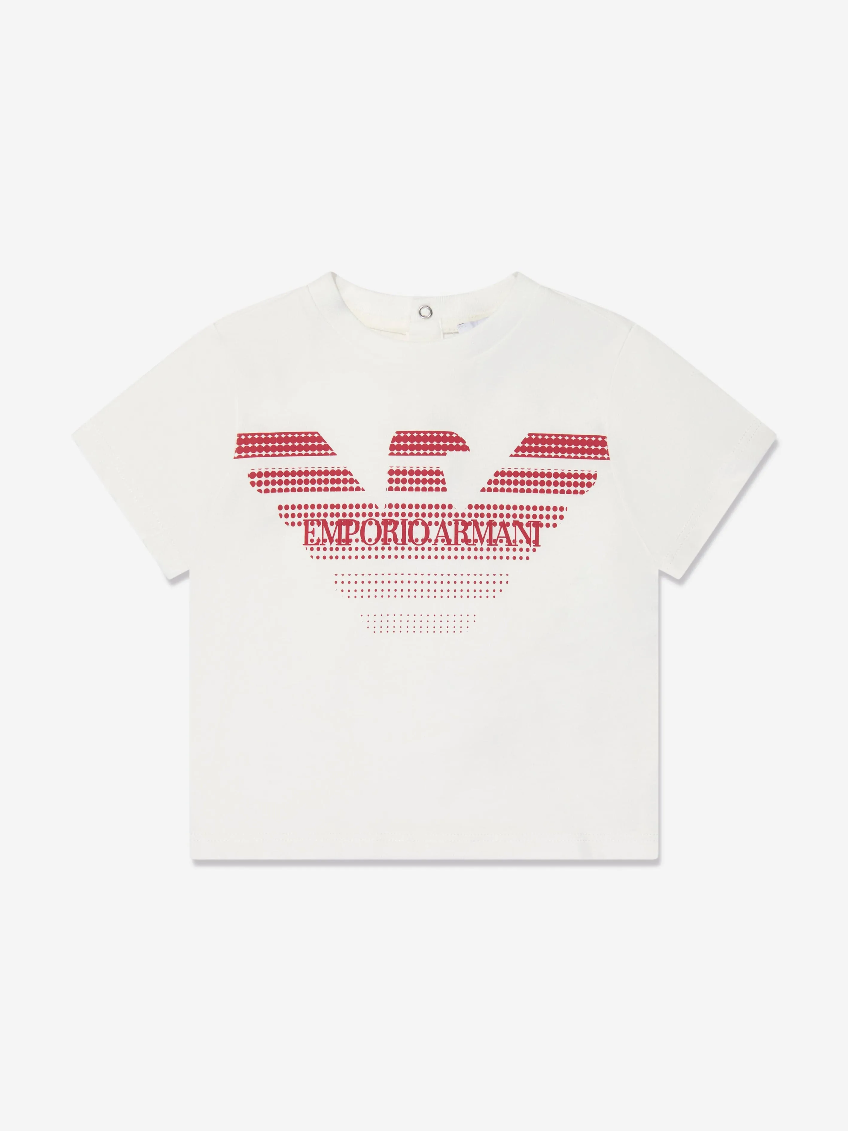 Emporio Armani Baby Boys T-Shirt Set (2 Pack) In White