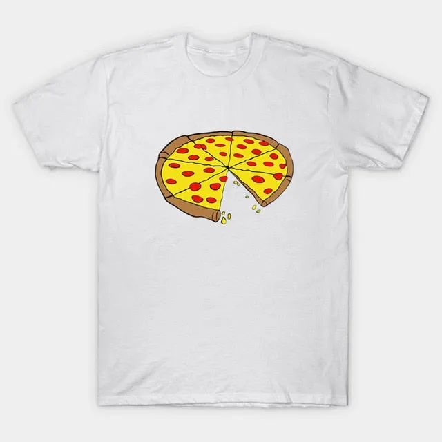 Family Matching Clothes Father Mother Daughter Son Pizza T-shirt.