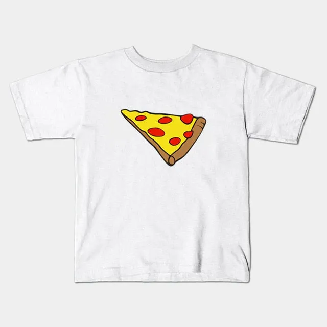 Family Matching Clothes Father Mother Daughter Son Pizza T-shirt.