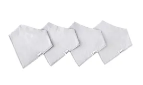 Gray Bandana Bib Set