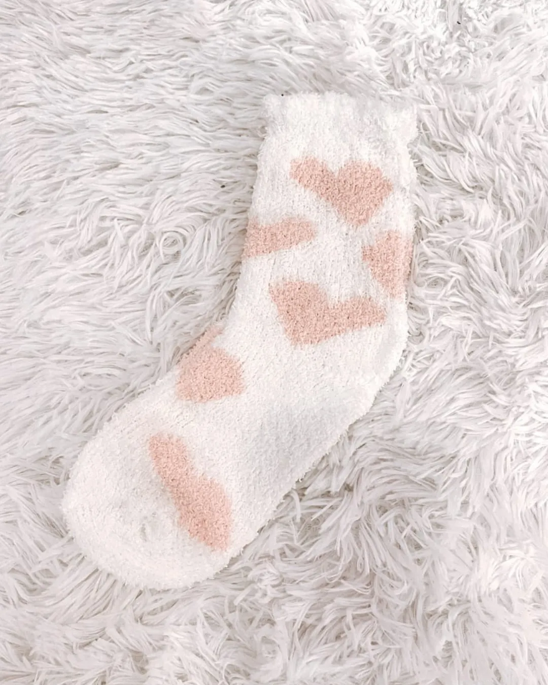 Heart Fuzzy Socks