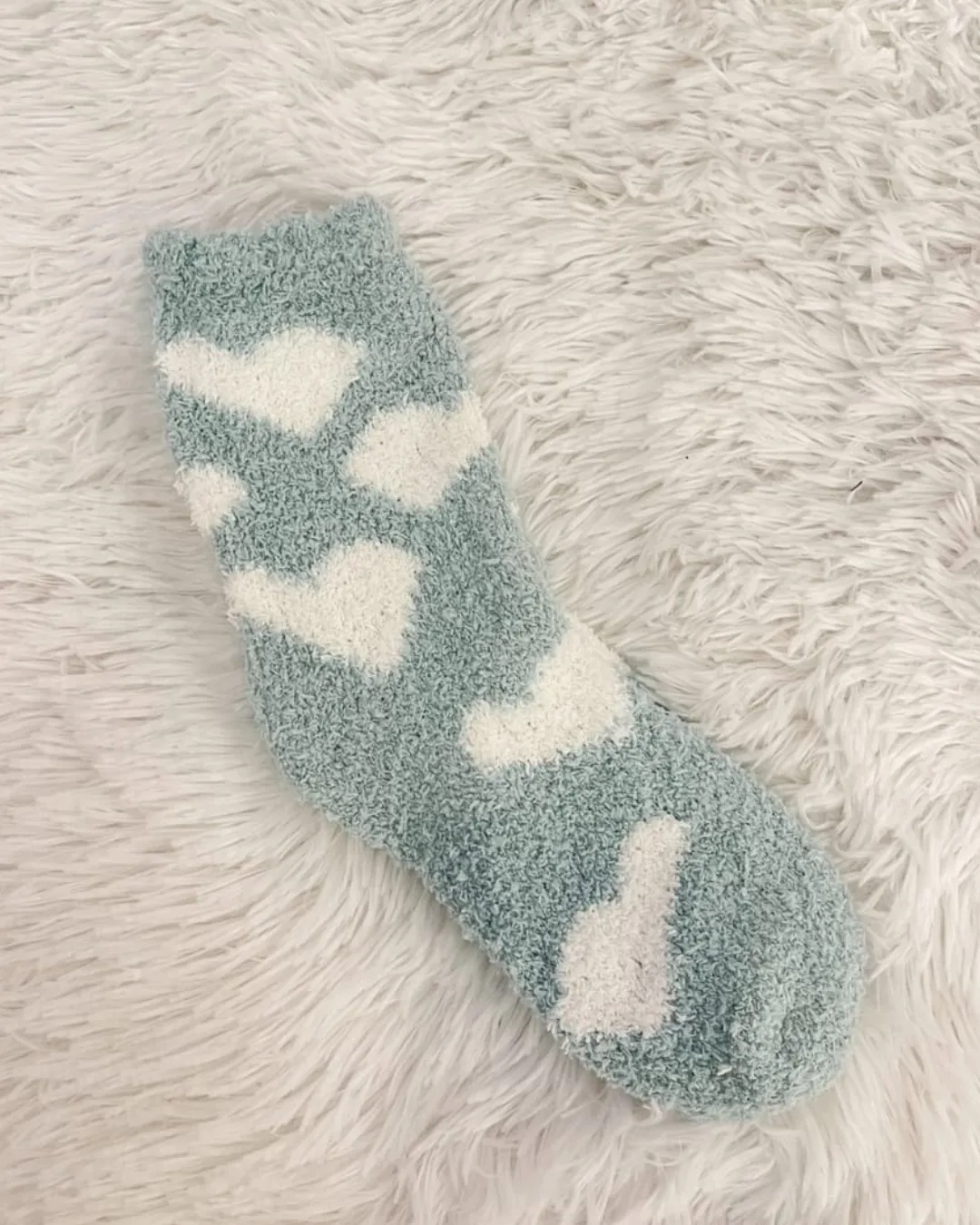 Heart Fuzzy Socks