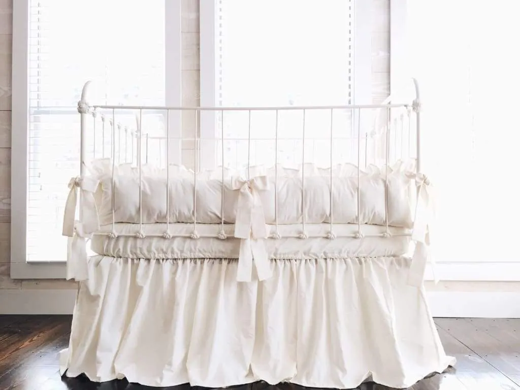 Ivory Farmhouse Crib Bedding Set
