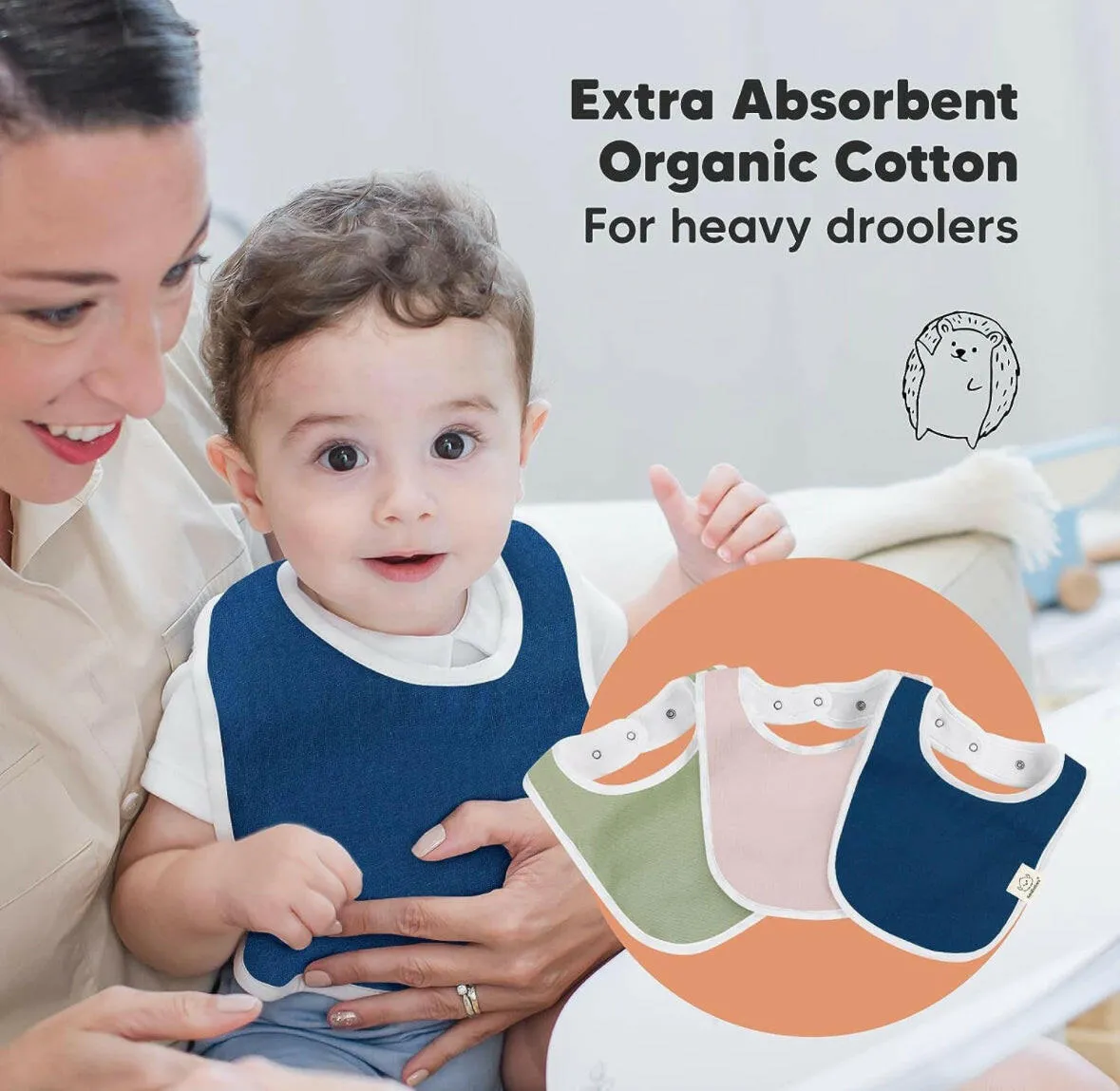 KeaBabies
8-Pack URBAN Drool Bibs
(Inspire)
