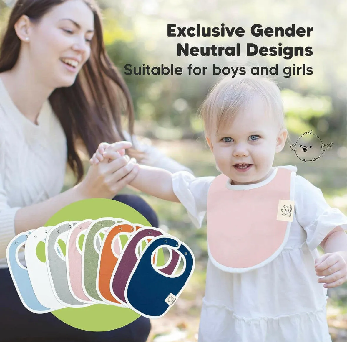 KeaBabies
8-Pack URBAN Drool Bibs
(Inspire)
