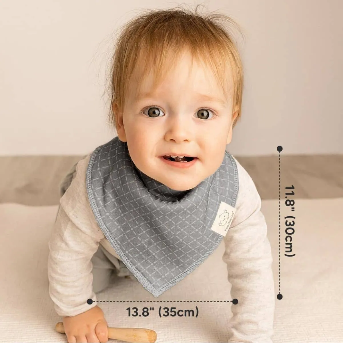 KeaBabies Organic Bandana Bibs Set - Nordic
