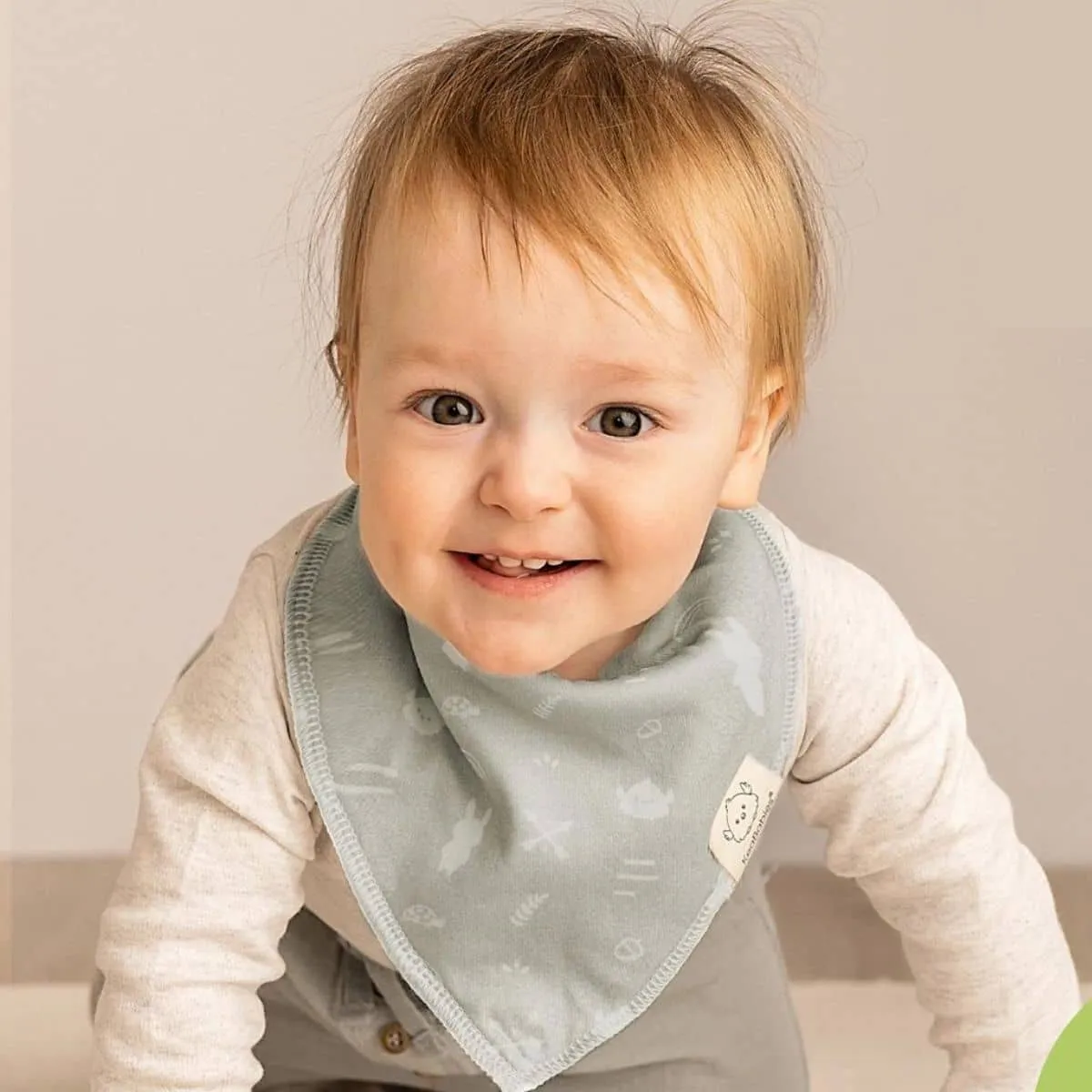 KeaBabies Organic Bandana Bibs Set - Nordic