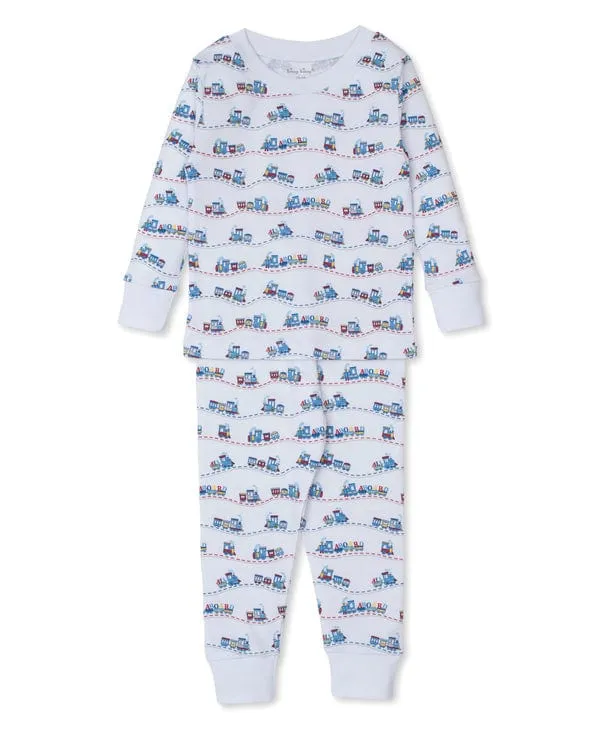 Kissy Kissy Pajama Set Snug Rambling Railroad