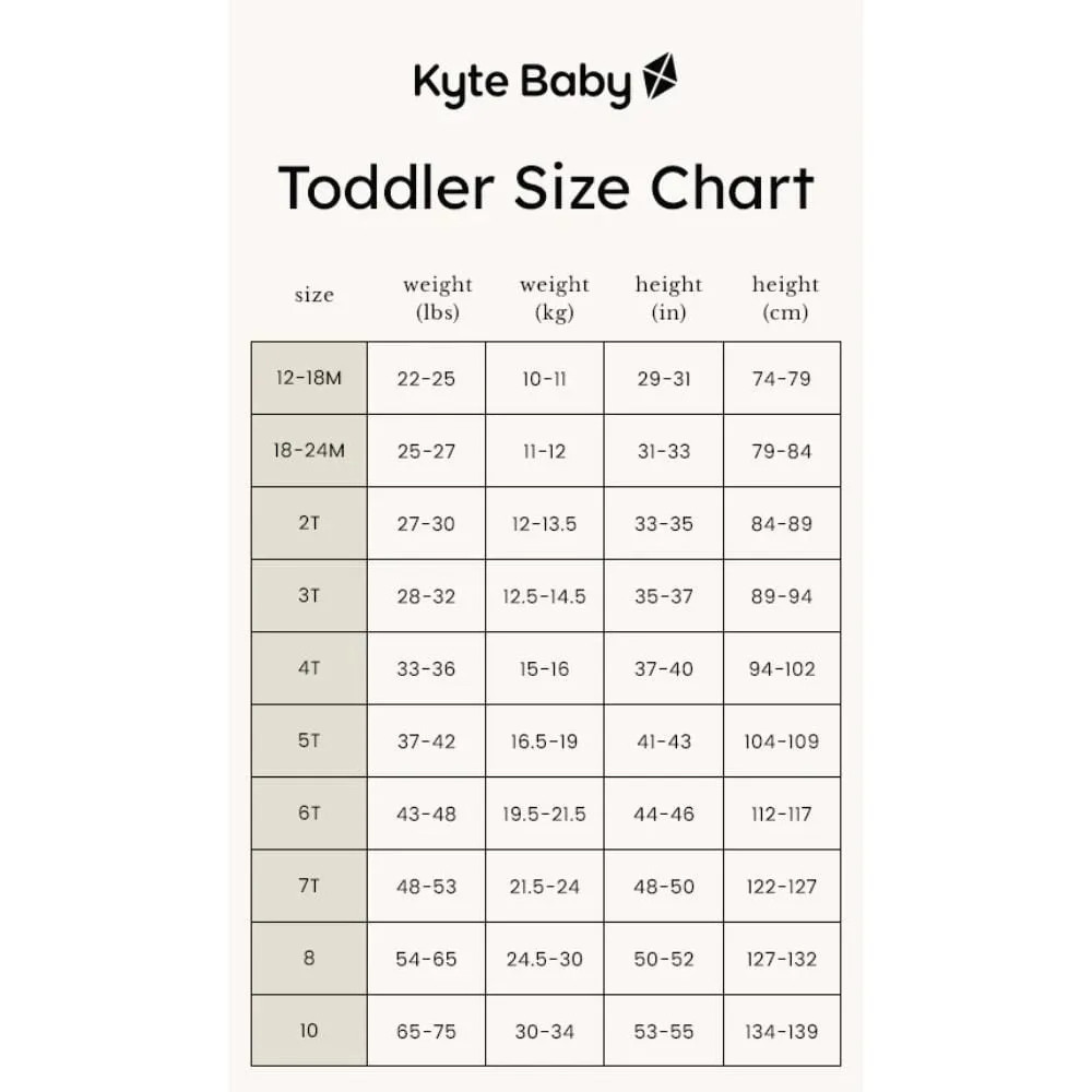 Kyte Baby Toddler Pajama Set - Navy
