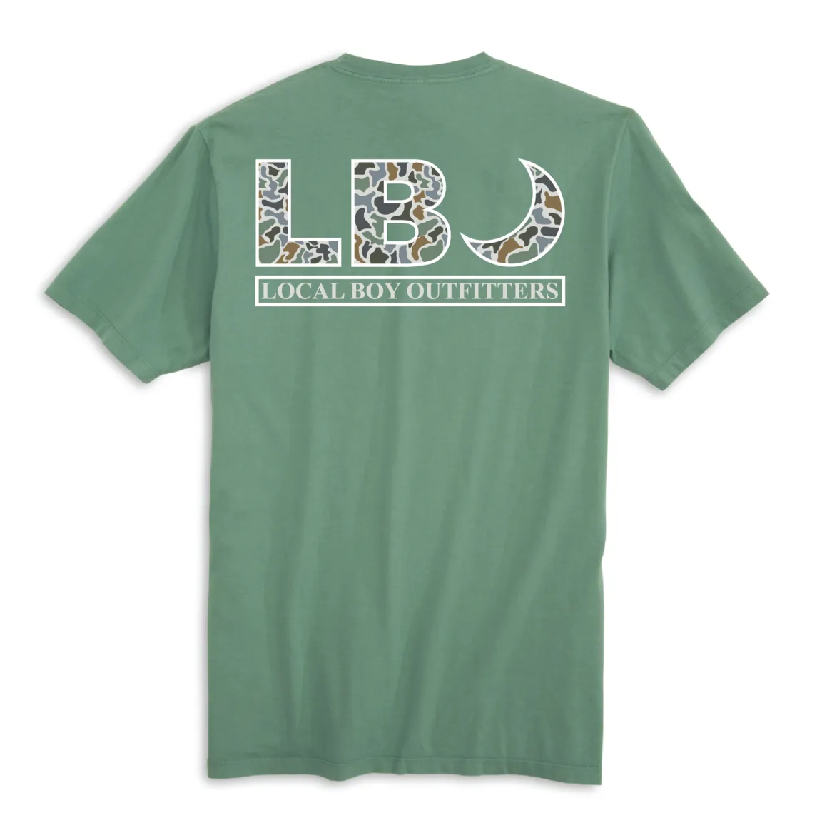 Local Boy Outfitters Bluff Logo Short Sleeve T-Shirt - Light Green - L1000526