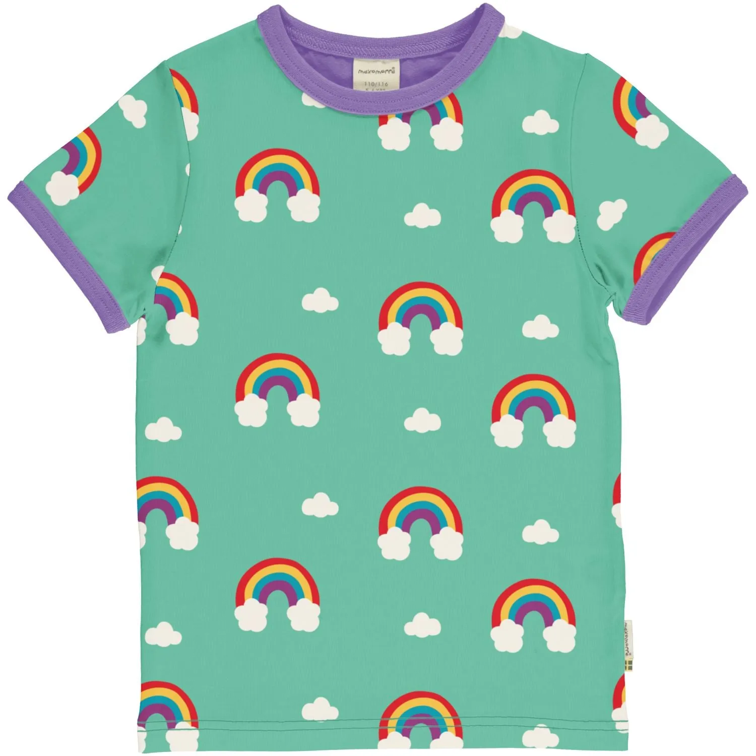 Maxomorra Rainbow Printed T-Shirt Ss25
