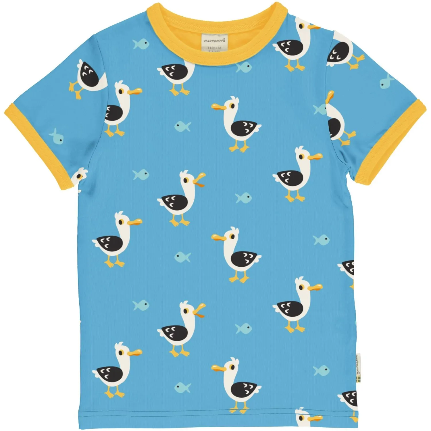 Maxomorra Seagull Printed T-Shirt Ss25