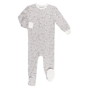 Modal Footie Baa Baa Baby Grey