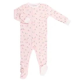 Modal Footie Baa Baa Baby Pink