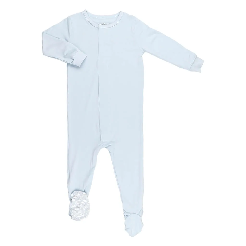 Modal Footie Baby Blue