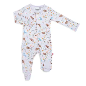 Modal Ruffle Footie Best Fur End