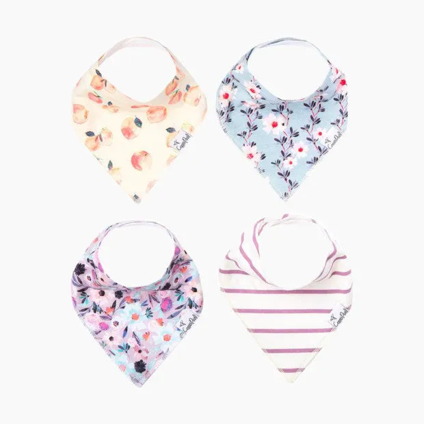 Morgan Bandana Bib Set (4 pack) - Copper Pearl