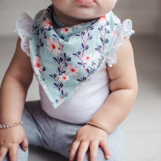 Morgan Bandana Bib Set (4 pack) - Copper Pearl